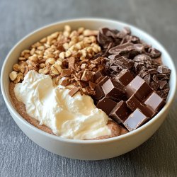 Proteinreiche Schoko-Creme Bowl