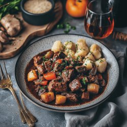 Klassisches Boeuf Bourguignon