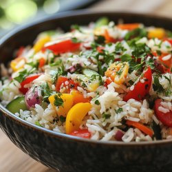 Erfrischender Sommer-Reissalat