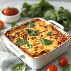 Köstliche Spinatlasagne