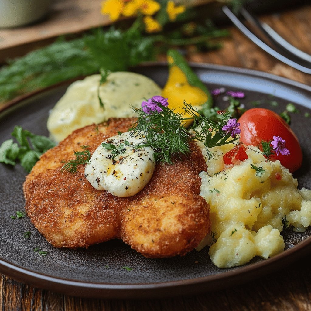 Knusprige Blumenkohl-Schnitzel