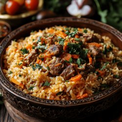 Traditioneller Usbekischer Plov