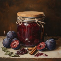 Pflaumen-Rotwein-Marmelade