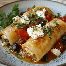 Griechische Bifteki mit Feta