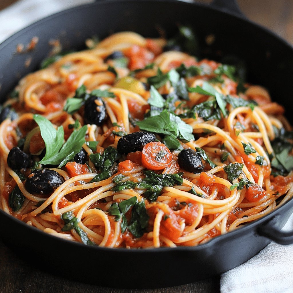 Klassische Spaghetti alla Puttanesca