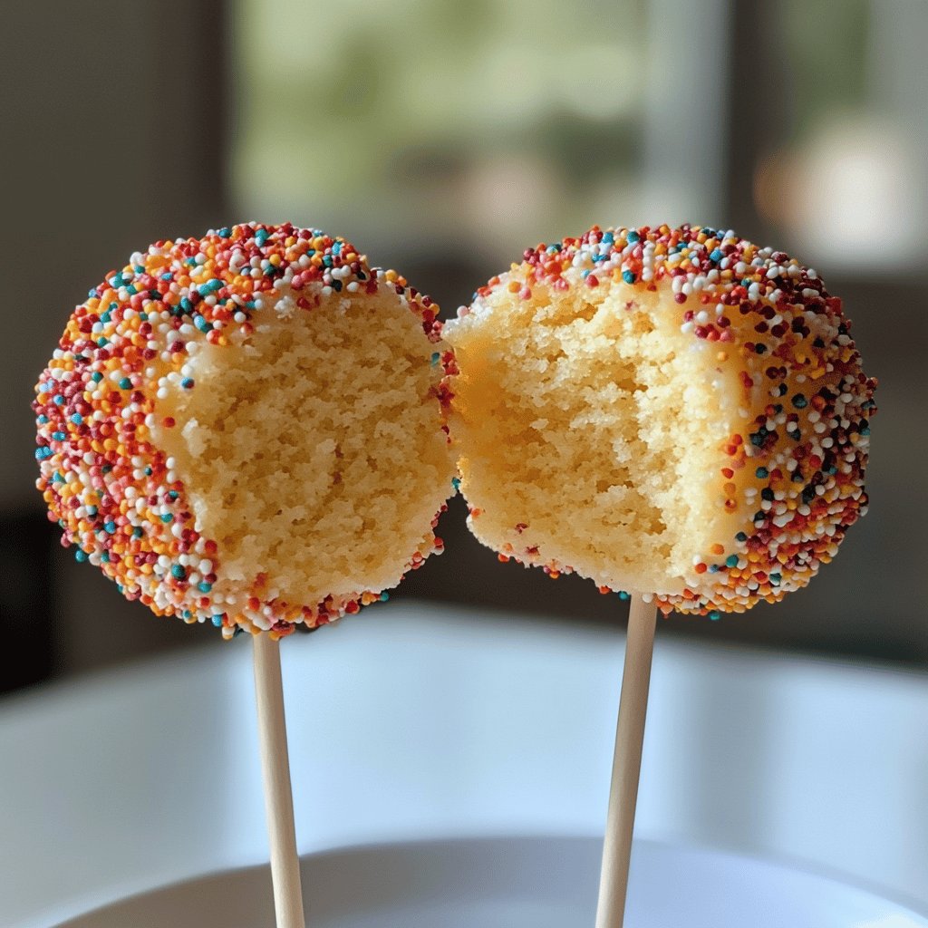 Einfacher Vanille Cake-Pop Spaß