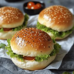 Klassische Burger-Brötchen