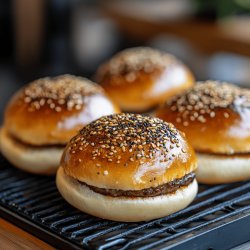 Klassische Burger-Brötchen