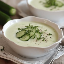 Erfrischende Gurkensuppe