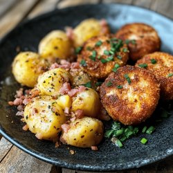 Traditionelle Südtiroler Speckknödel