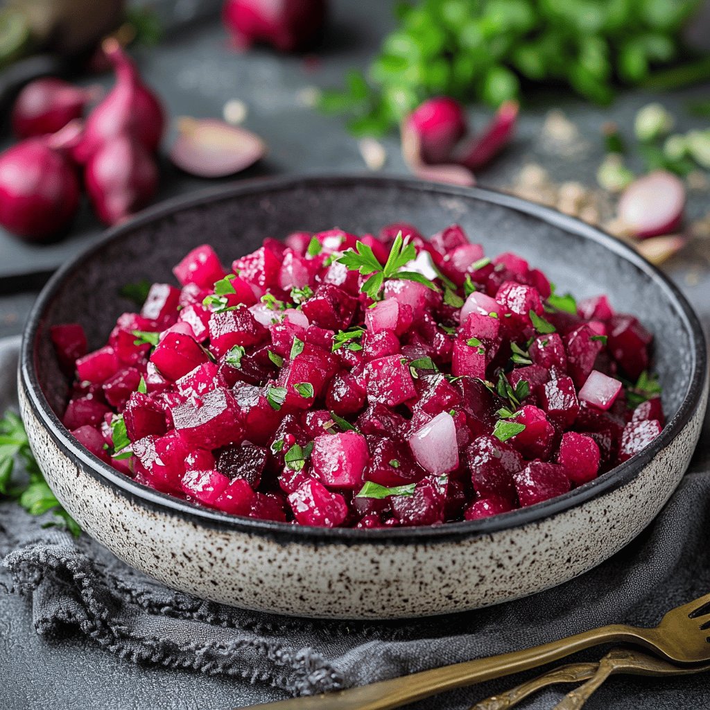 Einfacher Rotkohlsalat