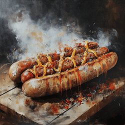 Rauchfreie Bratwurstzubereitung