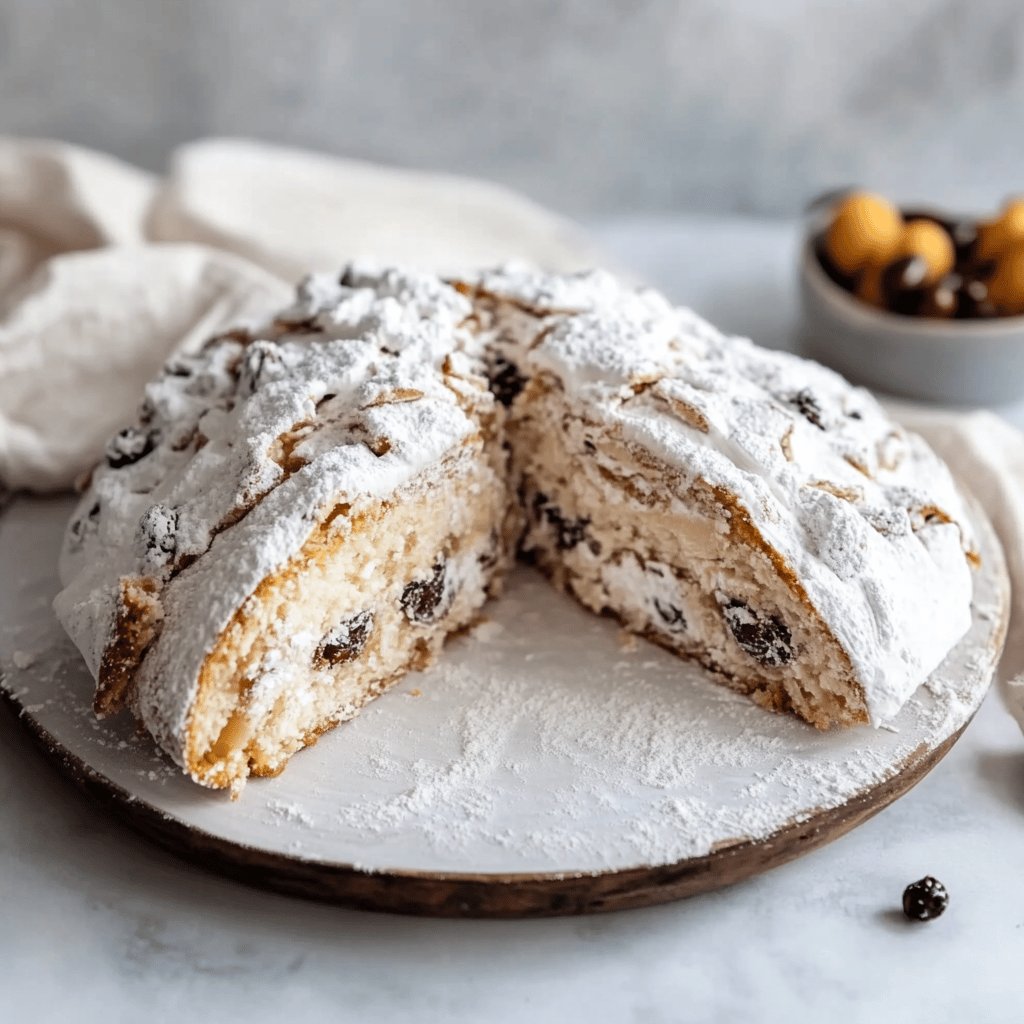 Traditioneller Thüringer Butterstollen