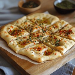 Einfaches Türkisches Fladenbrot