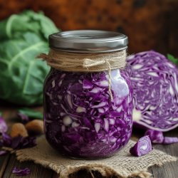 Eingemachter Rotkohl