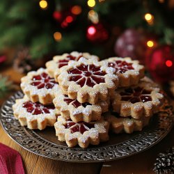 Köstliche Linzer Plätzchen