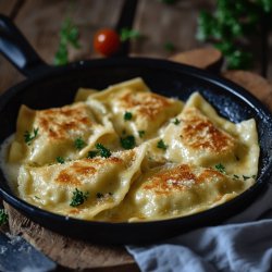 Schnelle Maultaschen-Pfanne