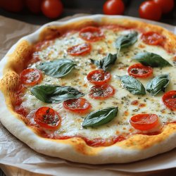 Klassische Pizza Margherita