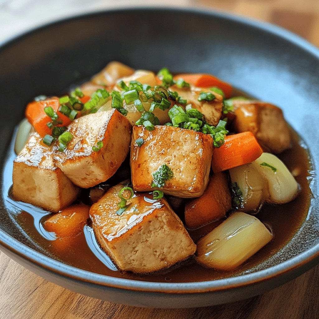 Knusprig gebratener Tofu