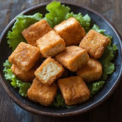 Knusprig gebratener Tofu