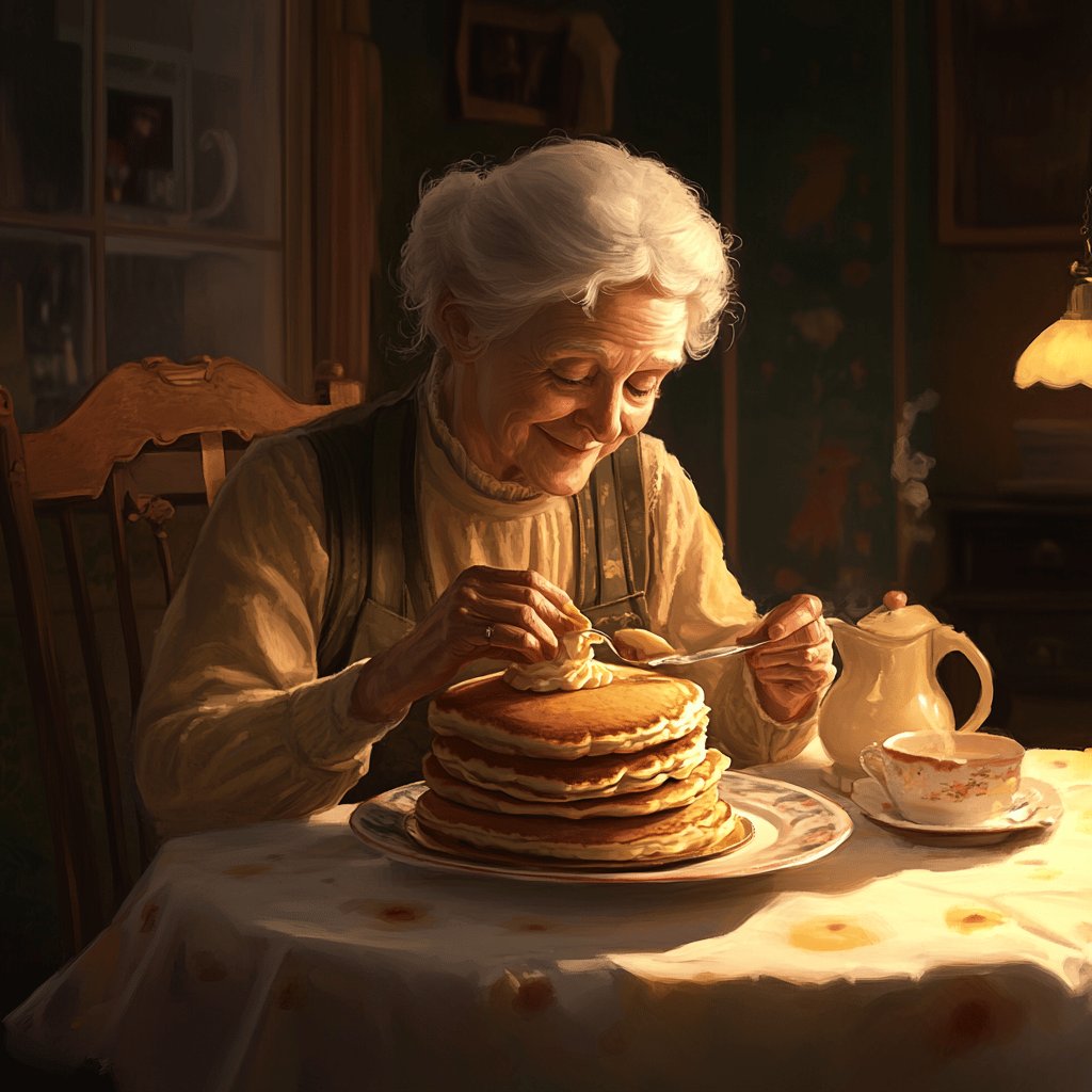 Klassische Pfannkuchen