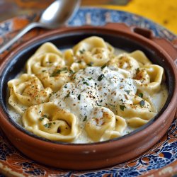 Türkische Manti mit Joghurtsauce