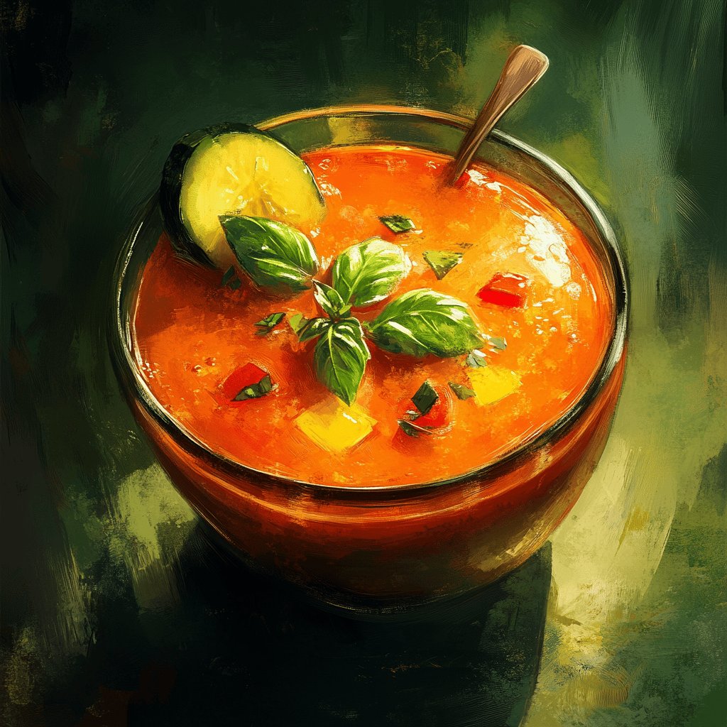 Erfrischendes Sommer-Gazpacho