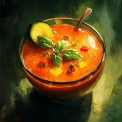 Erfrischendes Sommer-Gazpacho