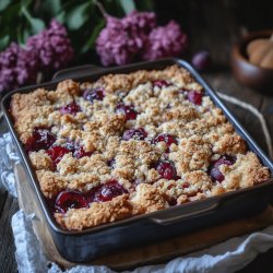 Streuselkuchen mit Zwetschgen