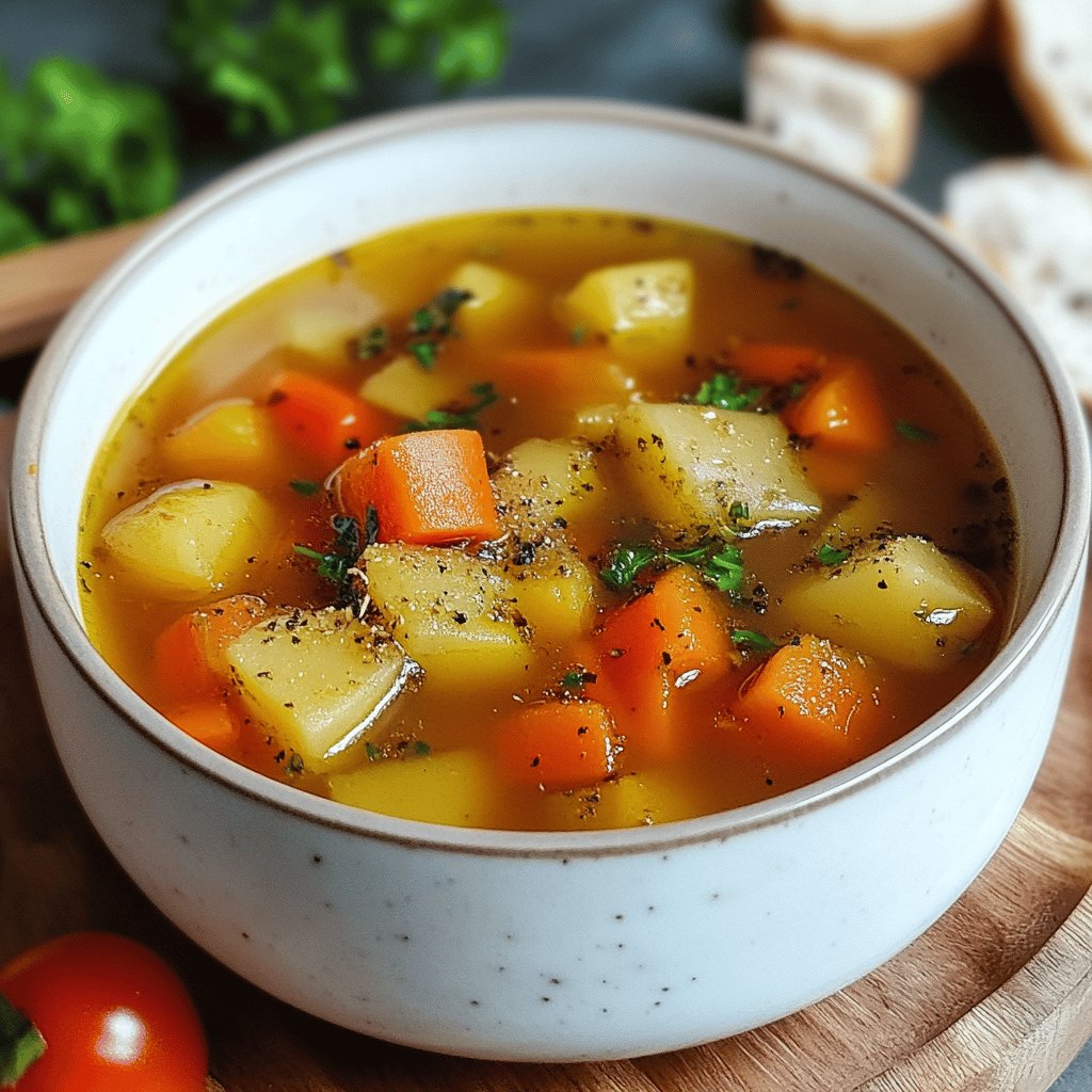 Herzhafte Gemüse-Ofensuppe