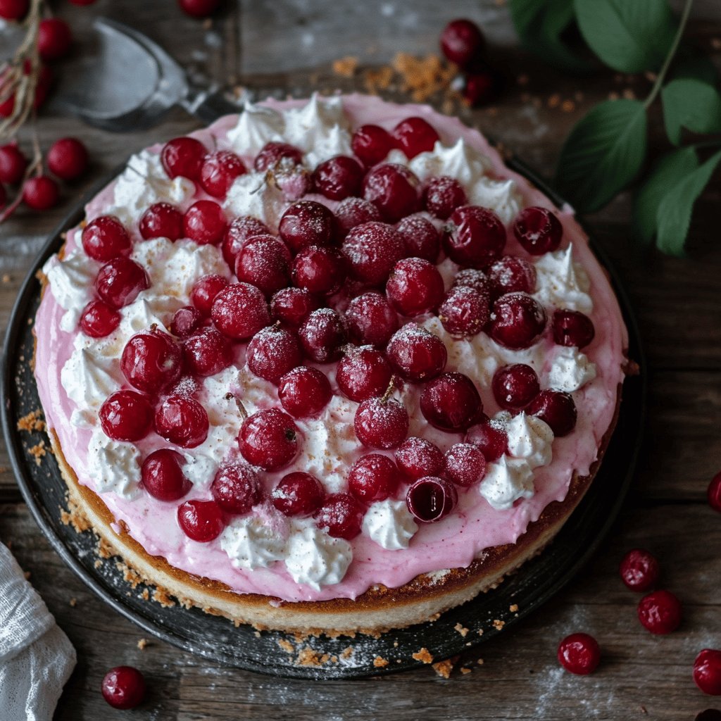 Rhabarberkuchen mit Baiser