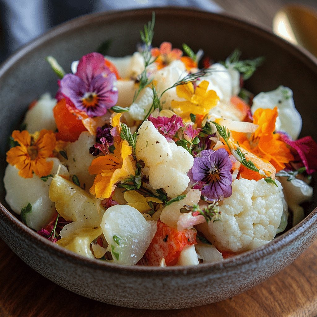 Klassischer Blumenkohlsalat