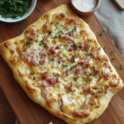 Einfacher Flammkuchen