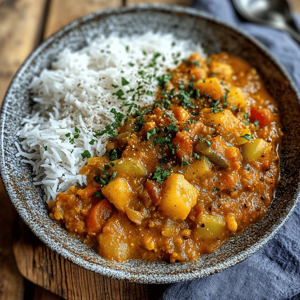 Köstliches Hähnchen-Curry