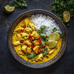 Köstliches Hähnchen-Curry