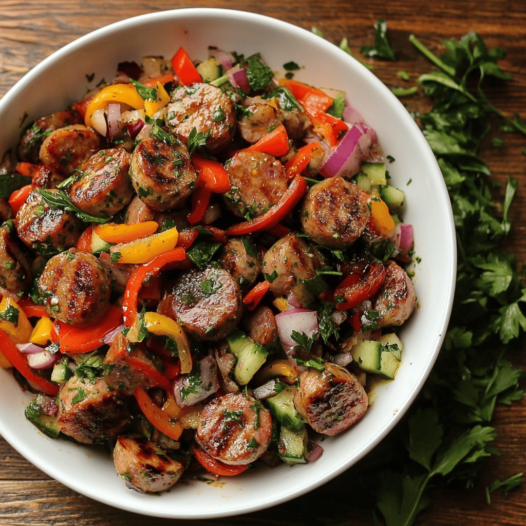 Klassischer Wurstsalat