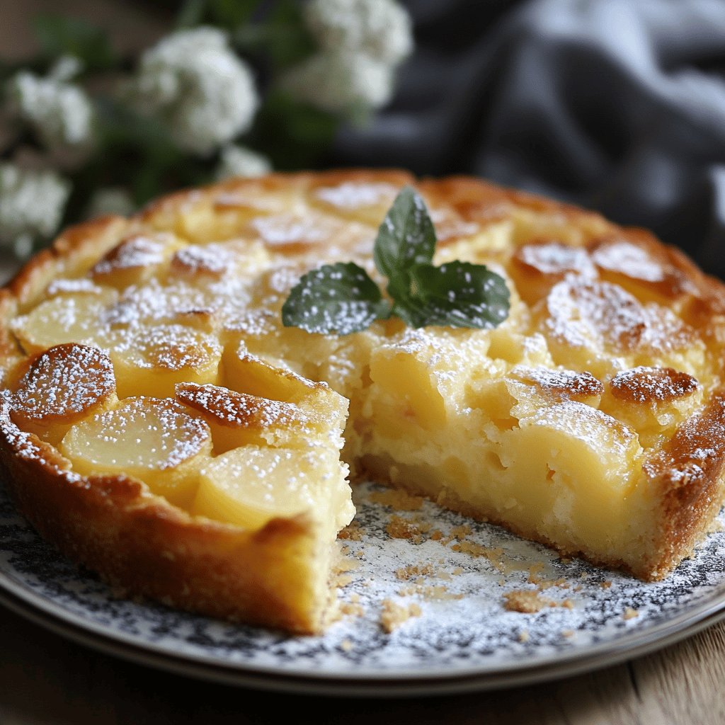 Traditioneller Kartoffelkuchen