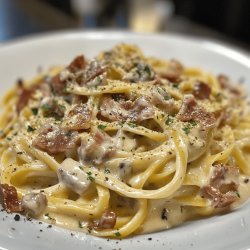 Traditionelle Carbonara-Sauce