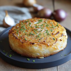 Schneller Zwiebelkuchen ohne Boden