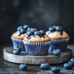 Leckere Blaubeer-Muffins