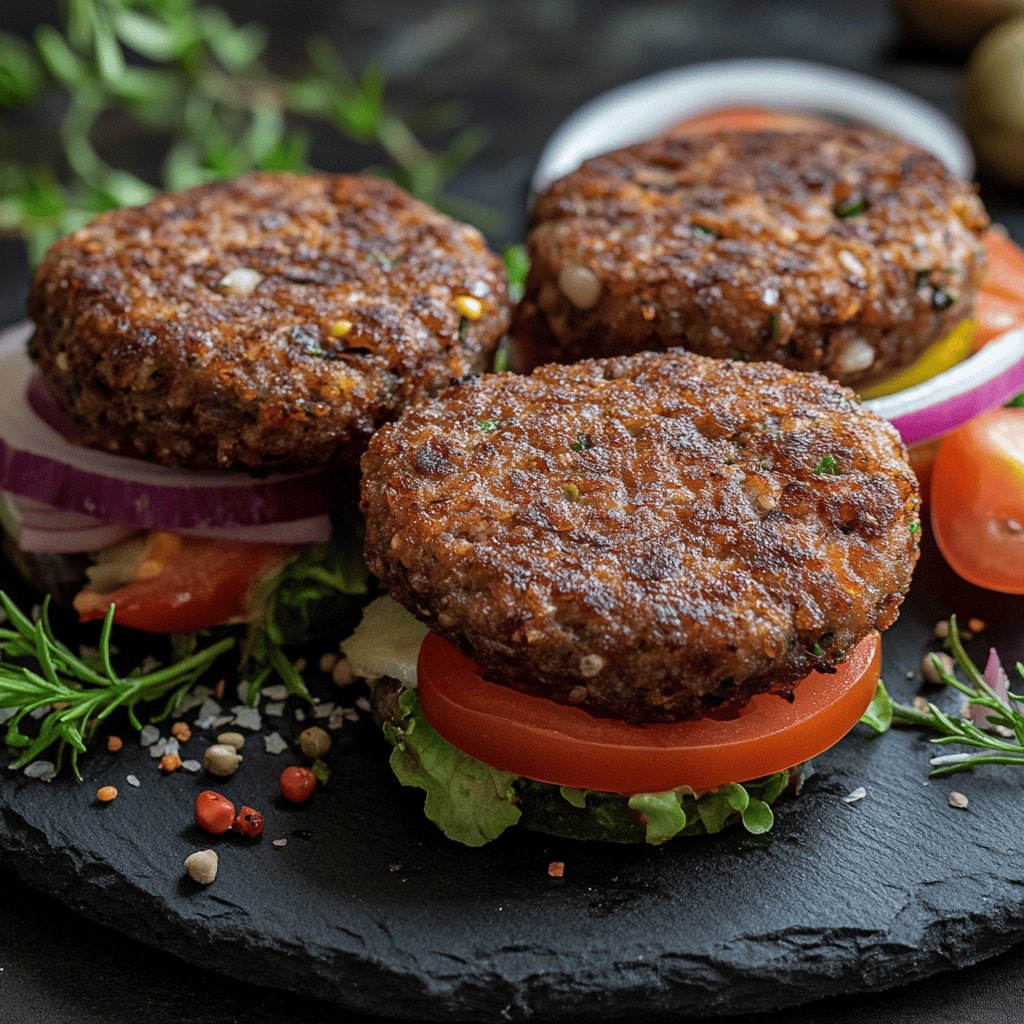 Würzige Burger Patties Hausgemacht