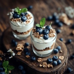 Erfrischende Joghurt-Dessertkreation