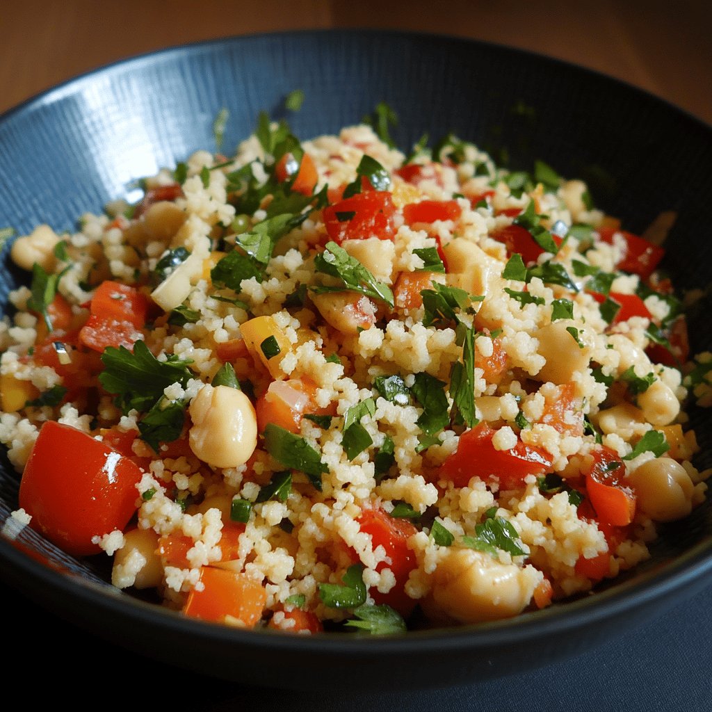 Frischer Couscous-Salat