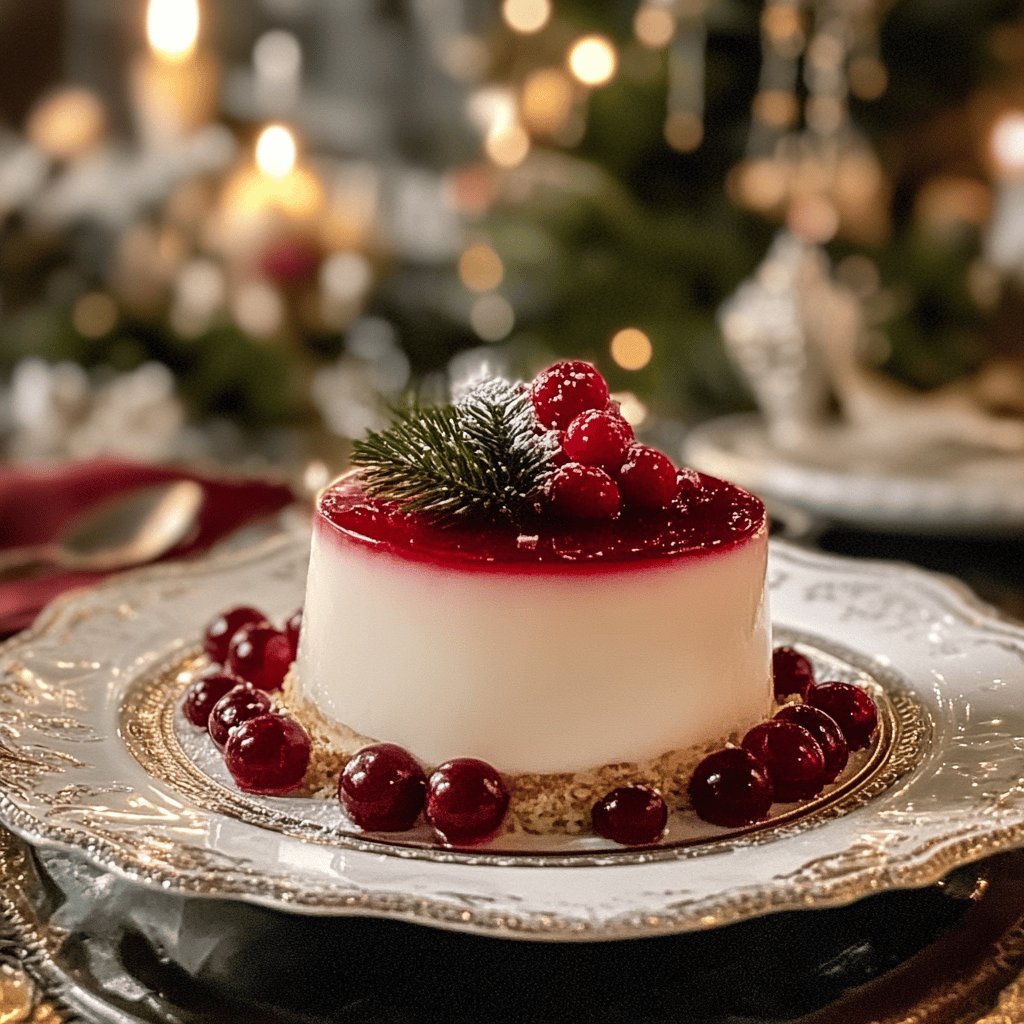 Festliches Weihnachtsdessert
