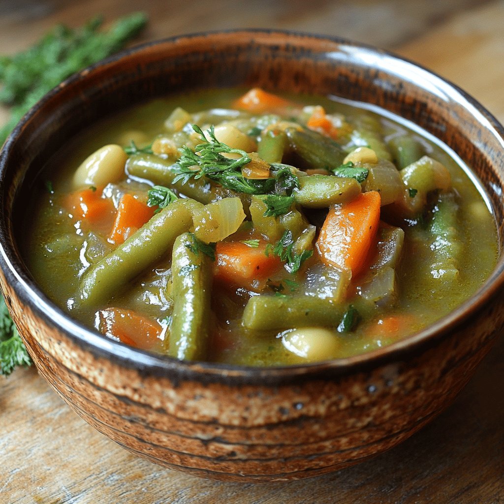 Köstlicher Grüner Bohnen-Eintopf