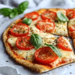 Einfache Low-Carb-Pizza