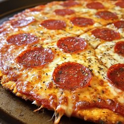 Einfache Low-Carb-Pizza