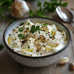 Köstliche Joghurt-Knoblauch-Dönersoße