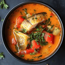 Klassische Fischsuppe aus Schweden