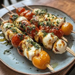 Köstliche Tomaten-Mozzarella-Spieße